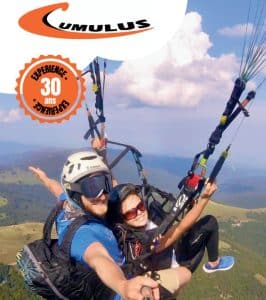 Vol parapente tandem biplace sur les vosges